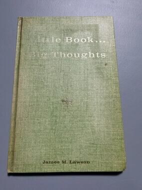 Little Book Big Thoughts James M Lawson Second Printing Hardcover Used 1963